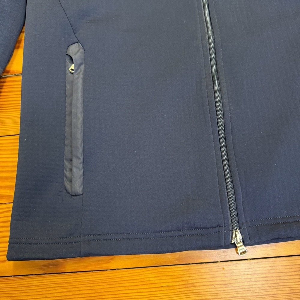RLX Ralph Lauren Mens Medium Navy Blue Full Zip Performance Stretch Zip Pockets - Picture 6 of 16